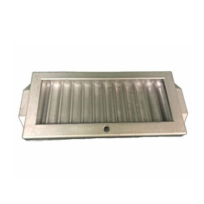 12 Tube Silver Chip Tray