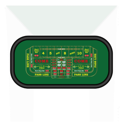 Mini Craps Layout