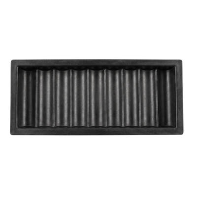 9 Tube Black ABS Plastic