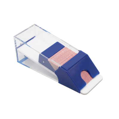 8 Deck Clear with Blue Trim Shoe