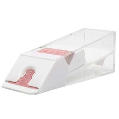 4 Deck Clear with White Trim Shoe