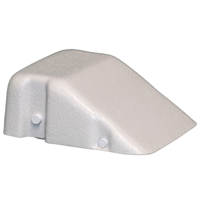 White Heavy-Duty Vacuum Formed Shoe Roller with Double Rollers