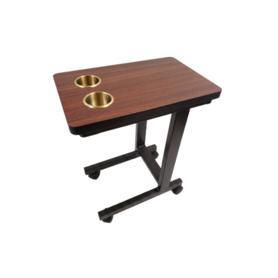 Wooden Drink Cat with Cut Outs for Cup Holders